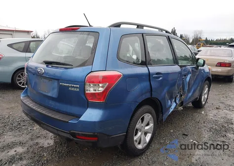 2015 Subaru Forester 2.5I z USA, uszkodzony, nr VIN JF2SJABC7FH504964